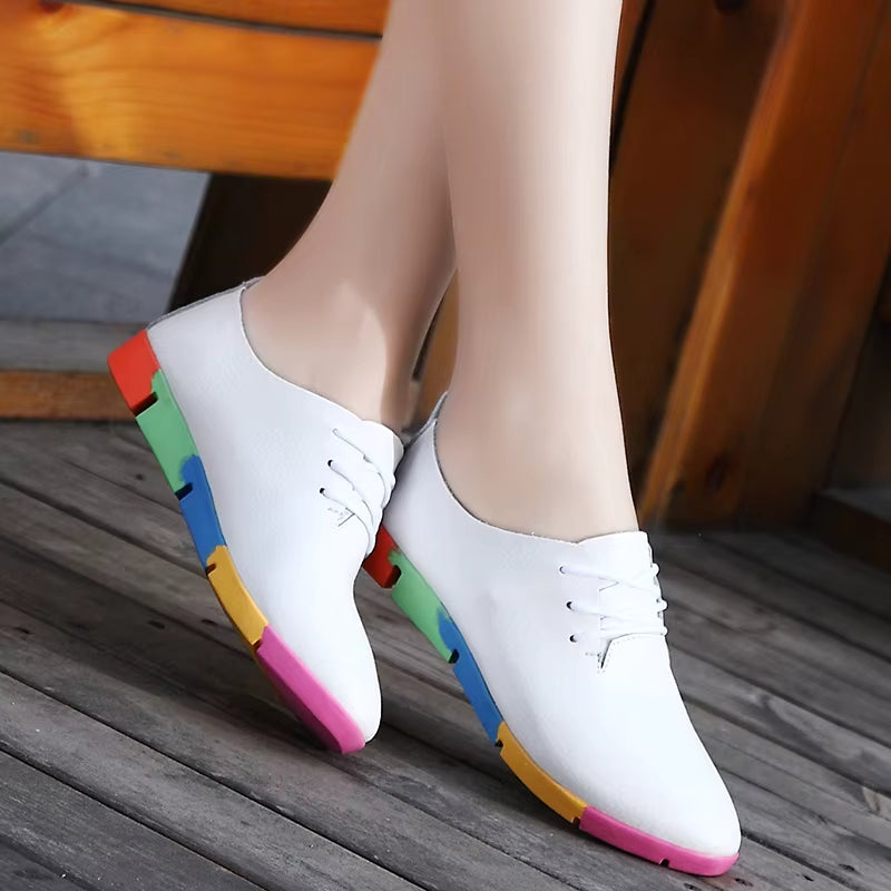 Genuine Leather Shoes Breathable
