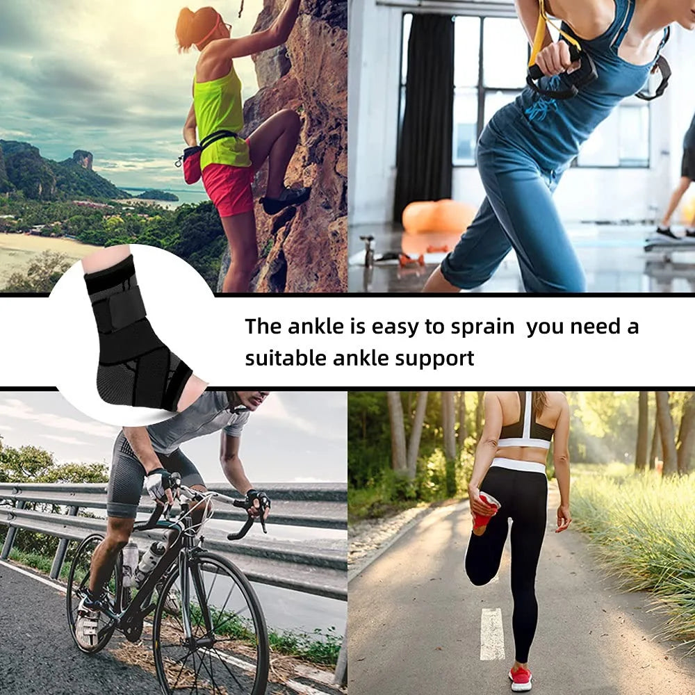 Adjustable Ankle Brace Compression Sleeve