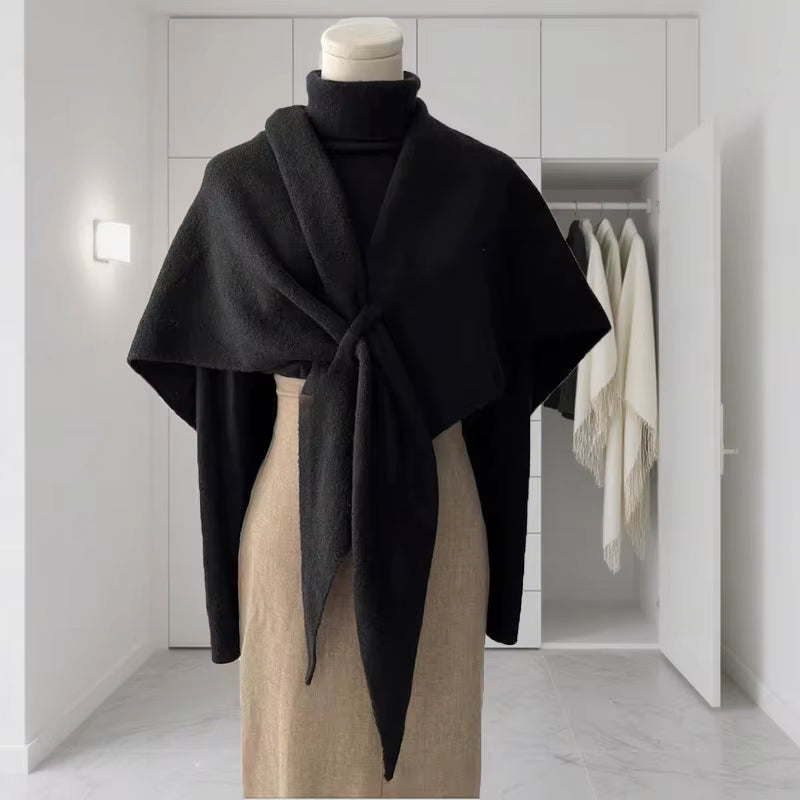 Cape Plain Triangle Shawl Comfortable
