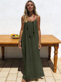 Strapless Backless Long Loose Home Dress