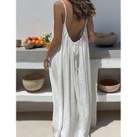 Strapless Backless Long Loose Home Dress