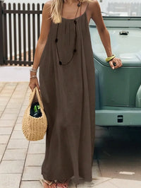 Strapless Backless Long Loose Home Dress