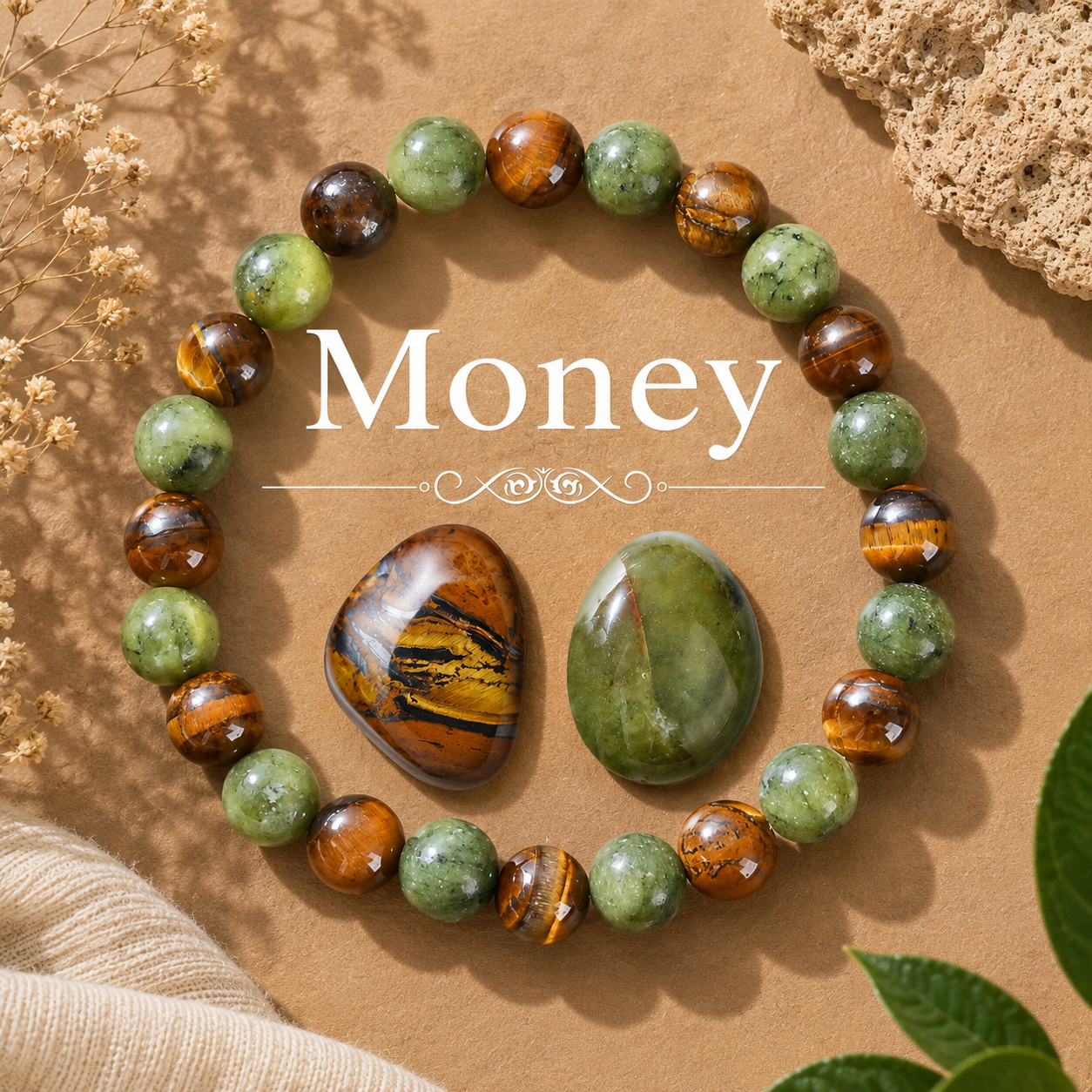 Natural Healing Crystal Bracelet – Choose Your Energy | Protection, Love, Health & More