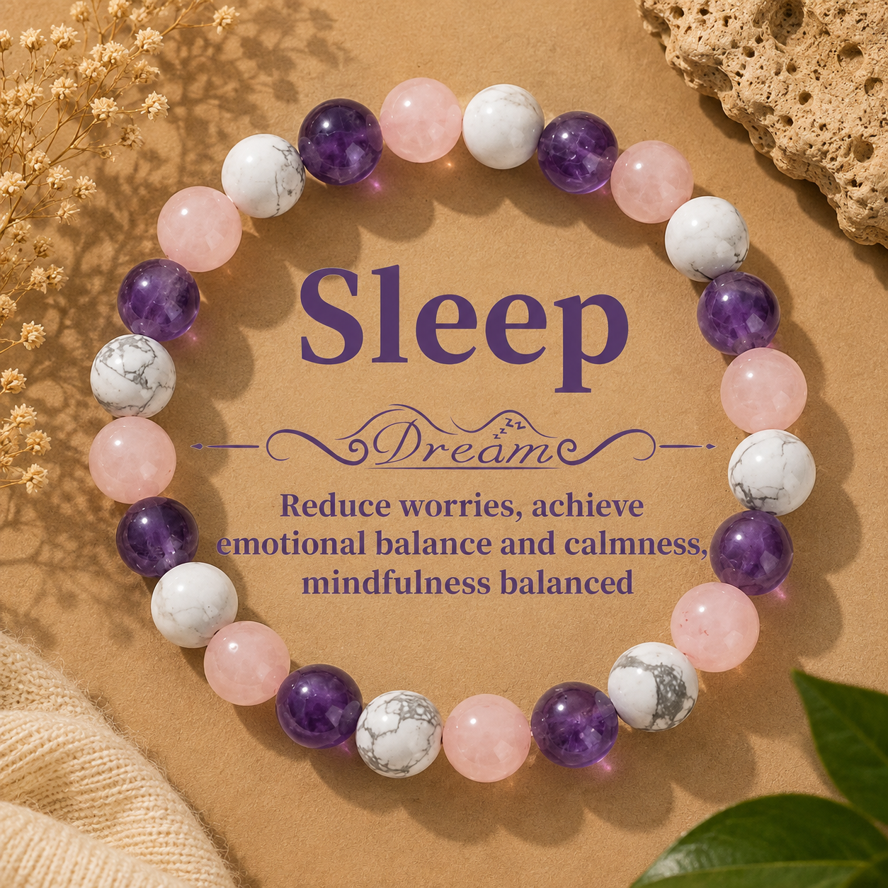Natural Healing Crystal Bracelet – Choose Your Energy | Protection, Love, Health & More