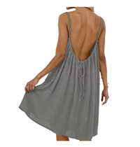 Strapless Backless Long Loose Home Dress