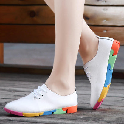 Genuine Leather Shoes Breathable