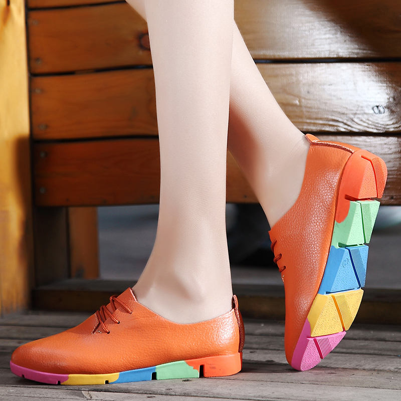 Genuine Leather Shoes Breathable