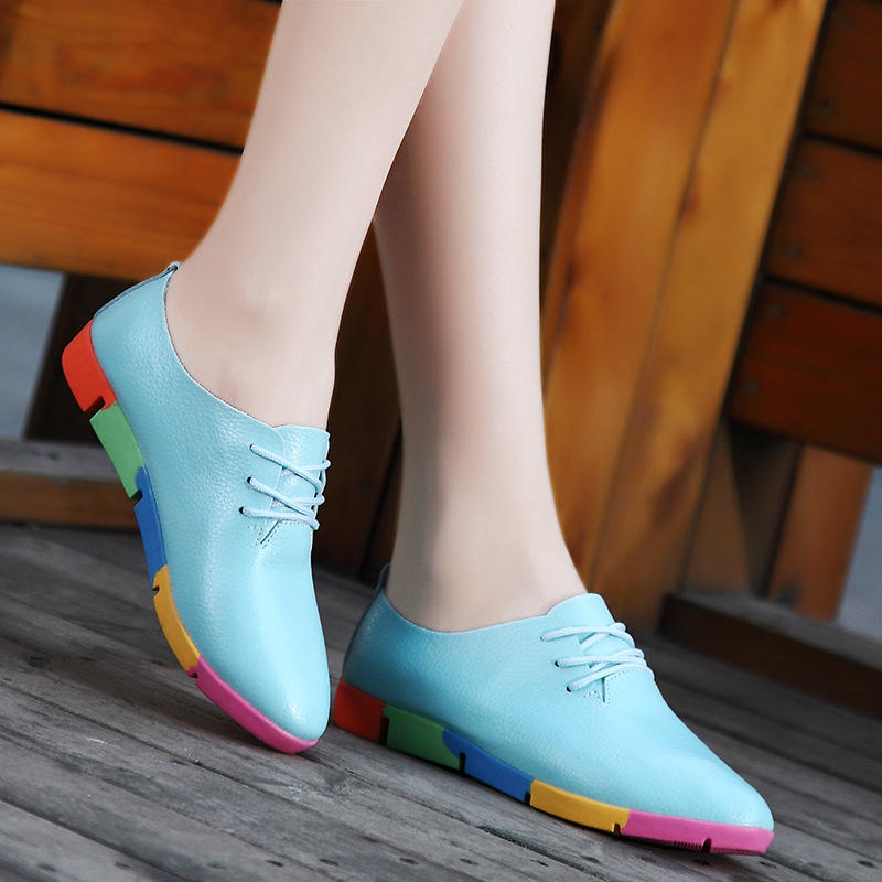 Genuine Leather Shoes Breathable