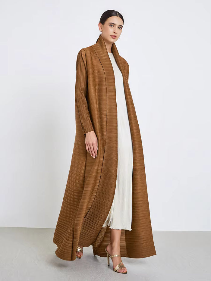 Abaya cardigan Long Robe Folded Windbreaker