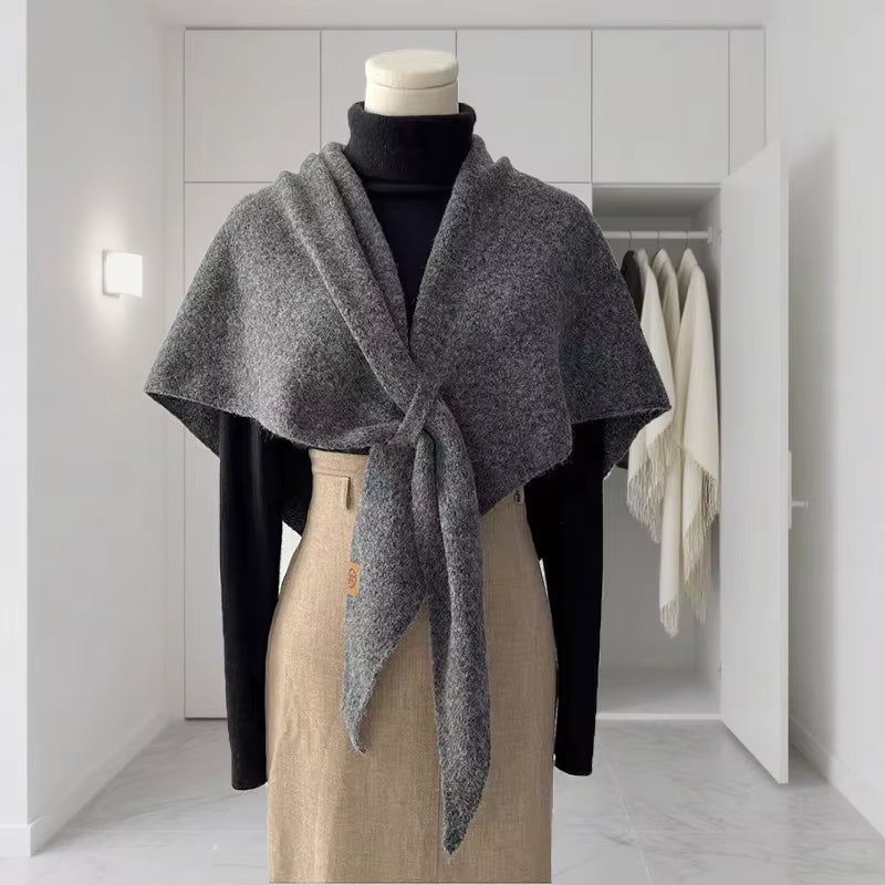 Cape Plain Triangle Shawl Comfortable