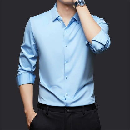 Premium Wrinkle-Resistant Slim-Fit Shirt
