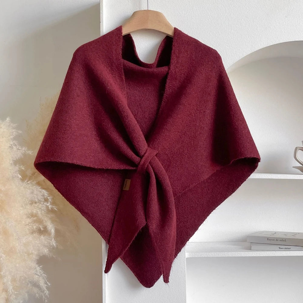 Plain Triangle Shawl Comfortable
