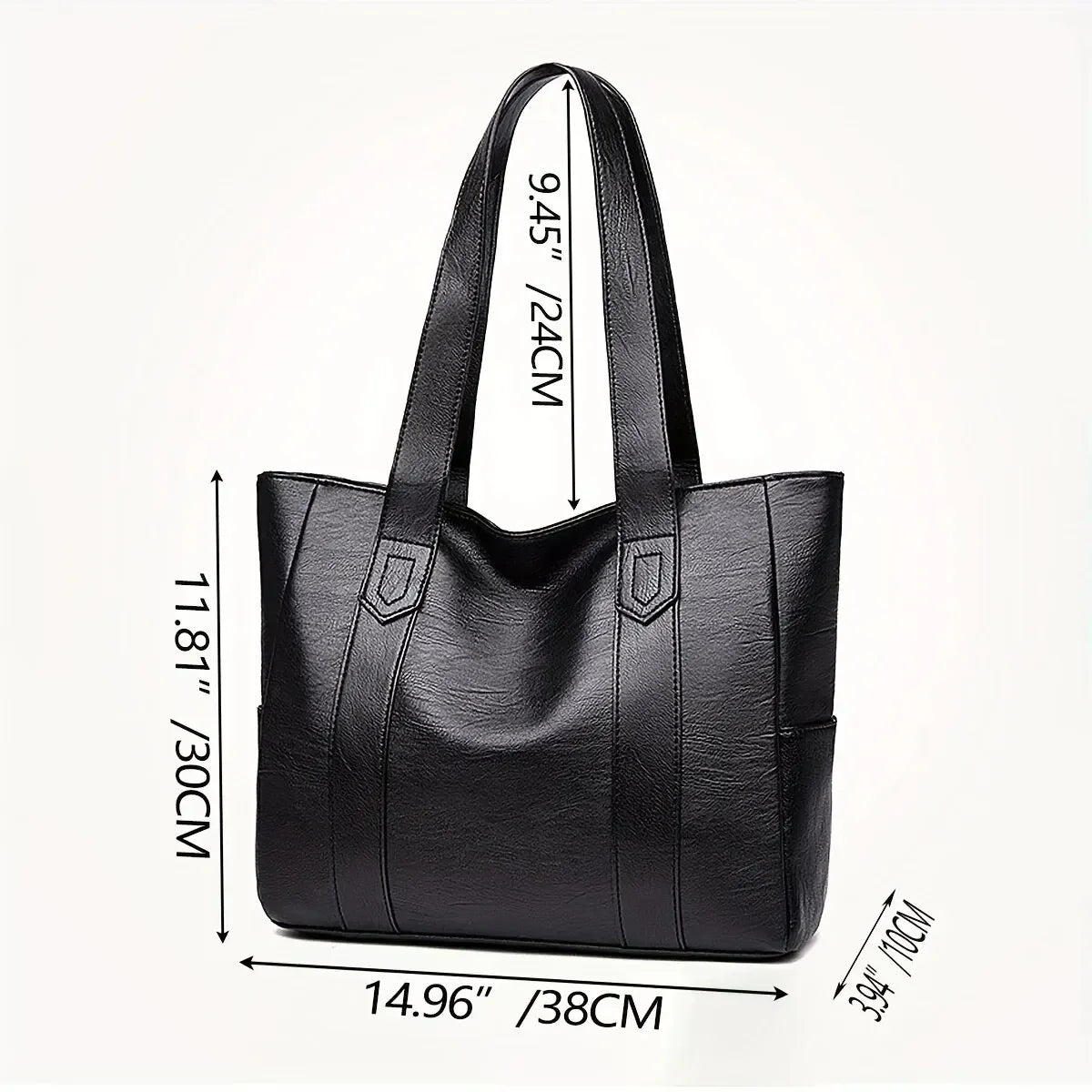 Vintage Plain Shoulder Bag