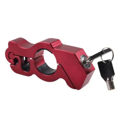 1Pc Motorcycle Handlebar Lock Handlebar Brake Handle Solid Lock Imitating Steal Lock Pull Rod ATV Dirt Street Bikes anti Theft