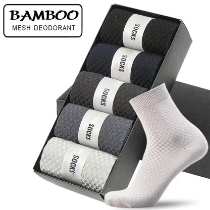 Pack of 5 pairs – AeroSensa™ socks Classic Breathable Compression Bamboo Sox