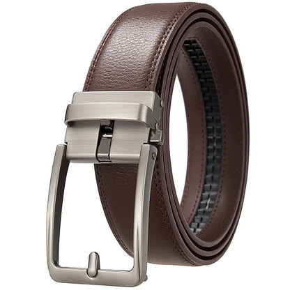 MicroAjust™ Hole-Free Belt PU Leather Waist Strap