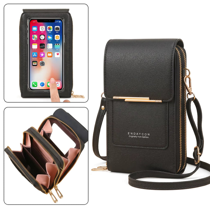 Touchscreen Crossbody- Anti theft bag - Anti RFID -  Waterproof