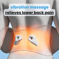 Heating Vibration Massage Pillow Electric Lumbar Support