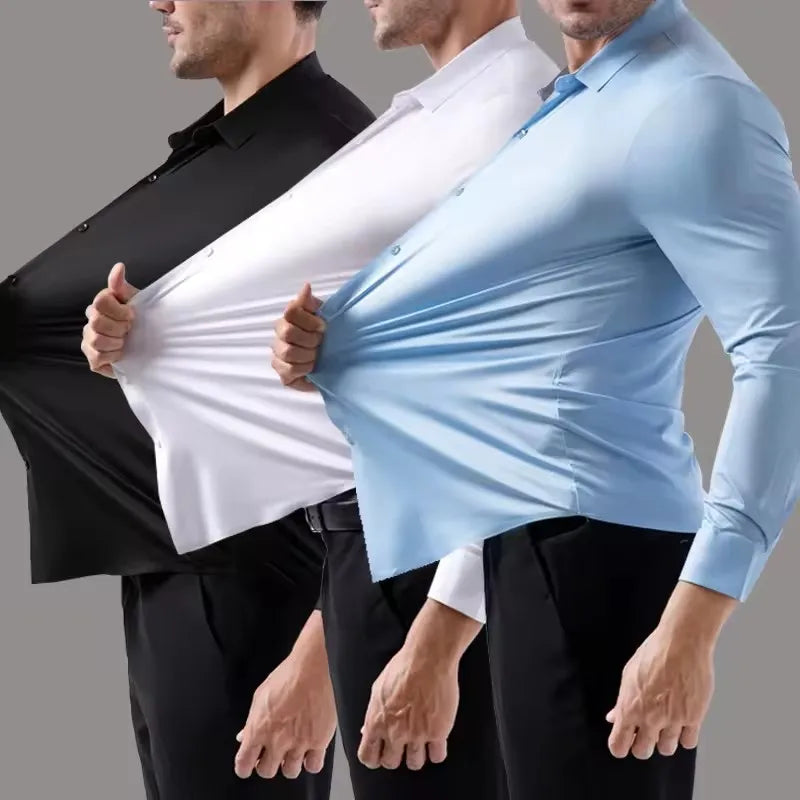 Premium Wrinkle-Resistant Slim-Fit Shirt