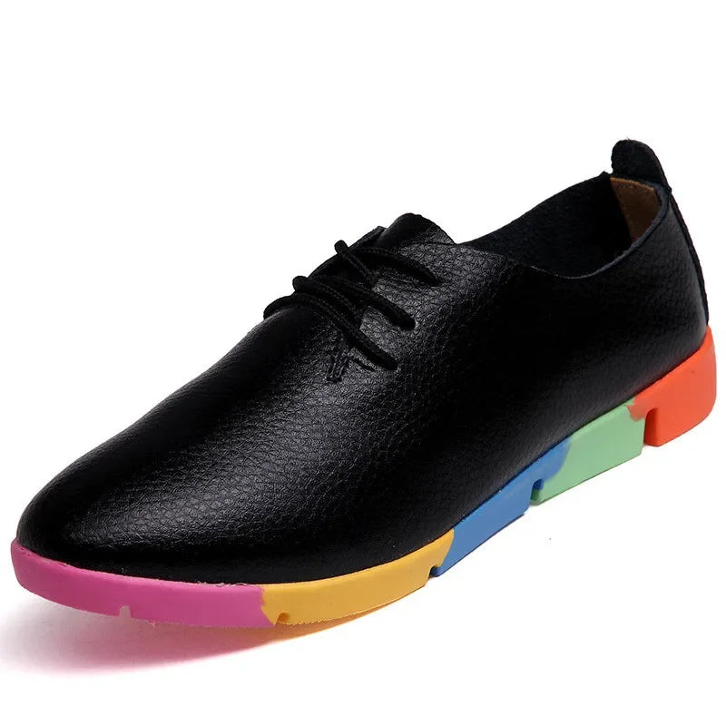 Genuine Leather Shoes Breathable