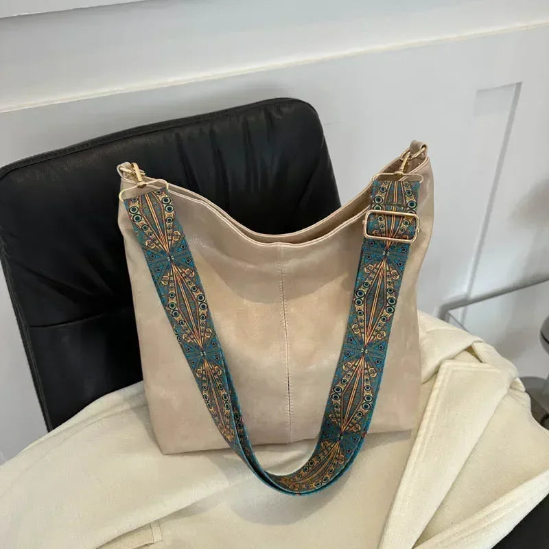 Vintage Solid Sling Bag 