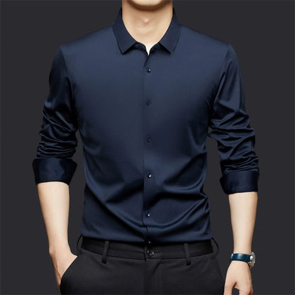 Premium Wrinkle-Resistant Slim-Fit Shirt
