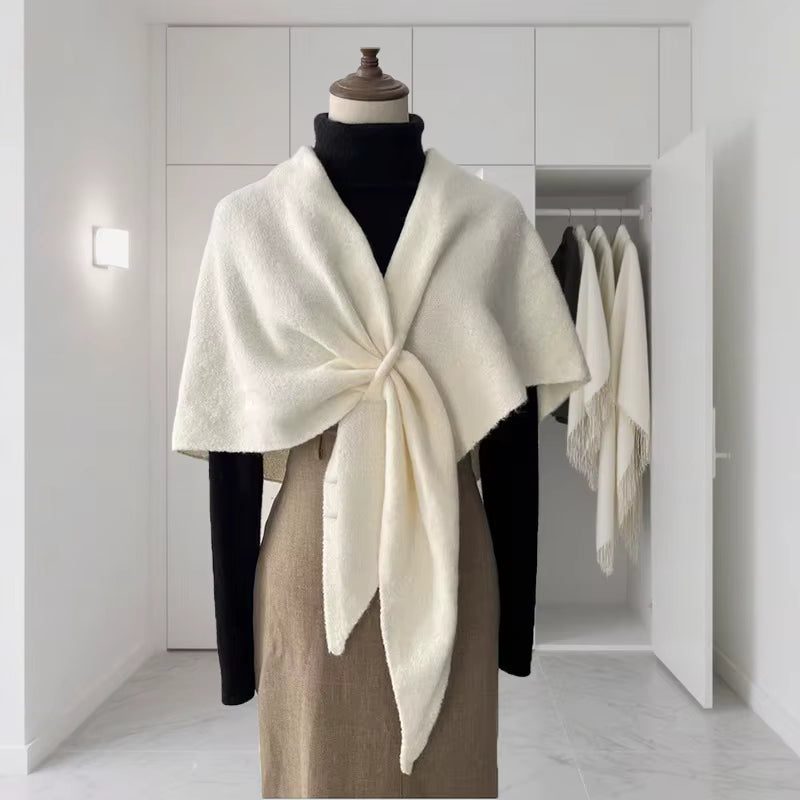 Cape Plain Triangle Shawl Comfortable