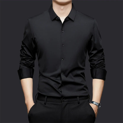Premium Wrinkle-Resistant Slim-Fit Shirt
