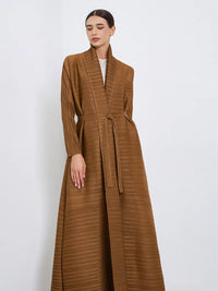 Abaya cardigan Long Robe Folded Windbreaker