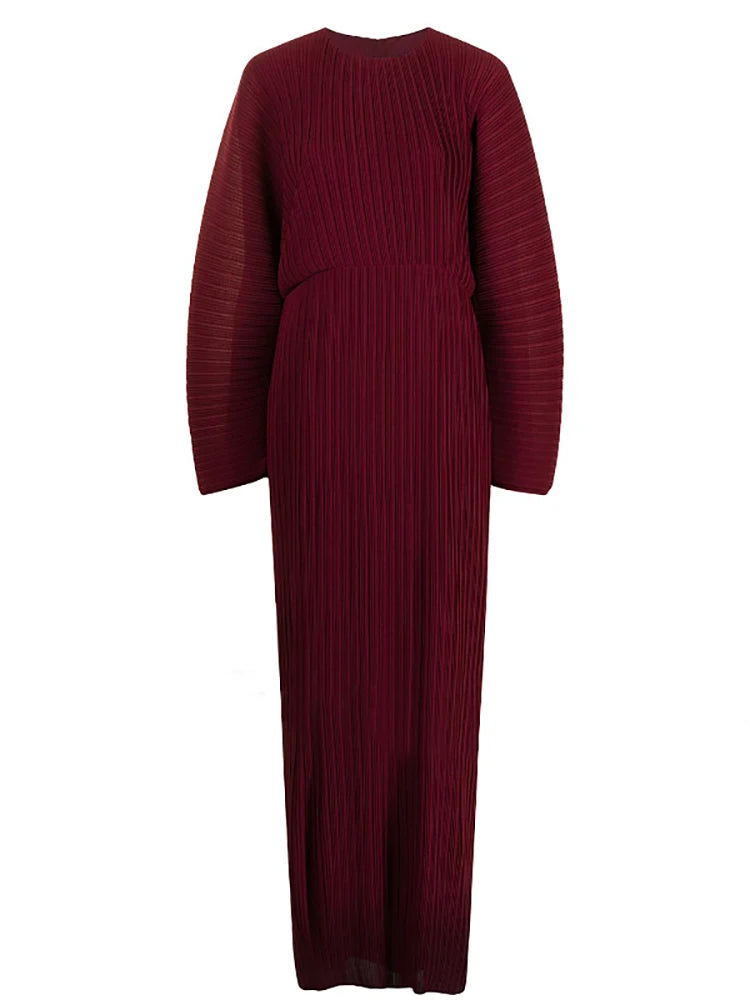 Miyake Pleated Hand Painted Dress 
