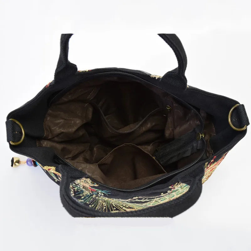 Ethnic Style Sequins Tote Bag