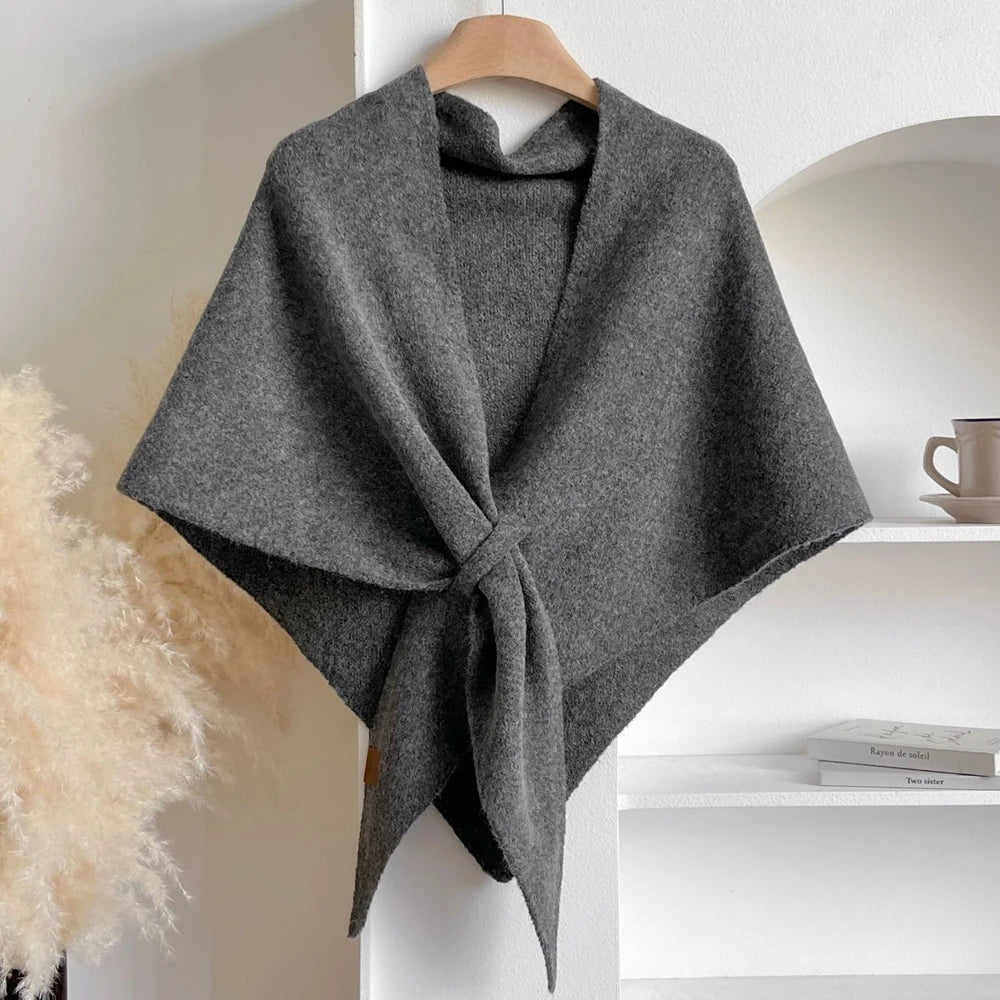 Plain Triangle Shawl Comfortable