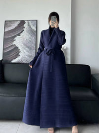 Abaya cardigan Long Robe Folded Windbreaker