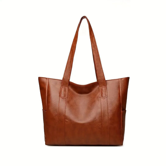 Vintage Plain Shoulder Bag