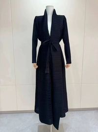 Abaya cardigan Long Robe Folded Windbreaker