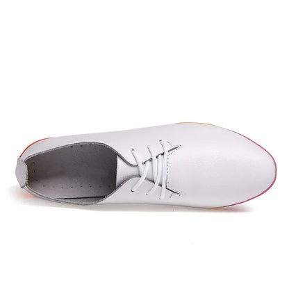 Genuine Leather Shoes Breathable