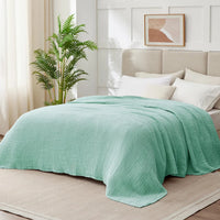 6 Layers Cotton Muslin Blankets Lightweight Cotton Throw Cooling Soft Throw Blanket