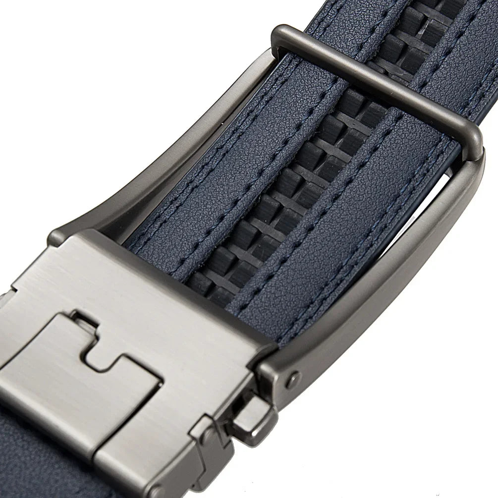 MicroAjust™ Hole-Free Belt PU Leather Waist Strap