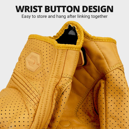 Motorcycle Gloves Summer Breathable Unisex Biker Gloves with Anti-Slip Ventilation Design Motorbike Ride Glove