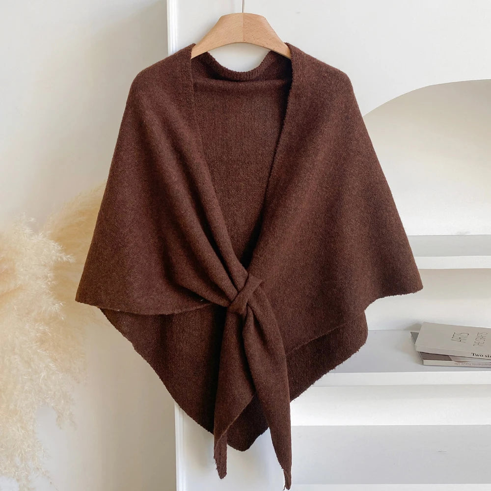 Plain Triangle Shawl Comfortable