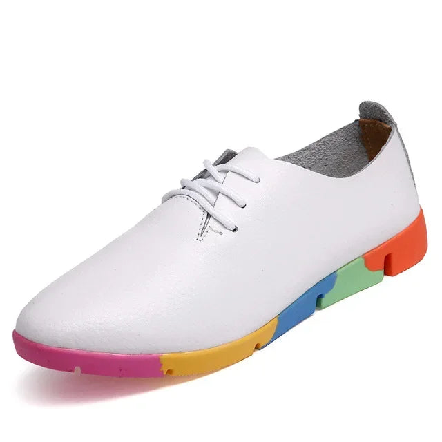 Genuine Leather Shoes Breathable
