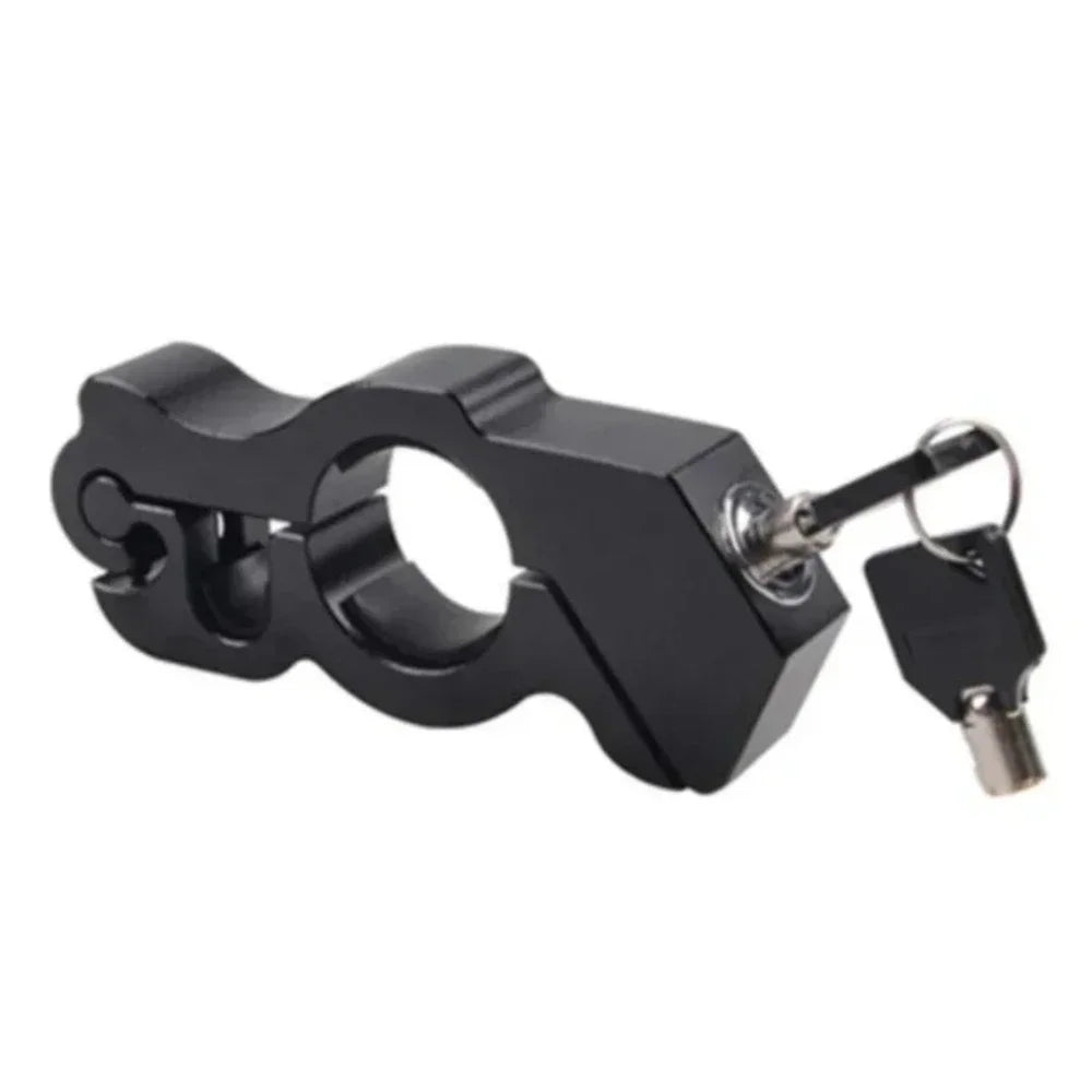 1Pc Motorcycle Handlebar Lock Handlebar Brake Handle Solid Lock Imitating Steal Lock Pull Rod ATV Dirt Street Bikes anti Theft