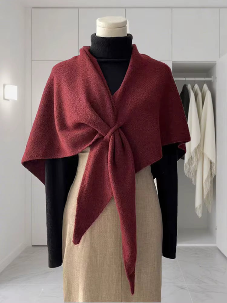 Cape Plain Triangle Shawl Comfortable