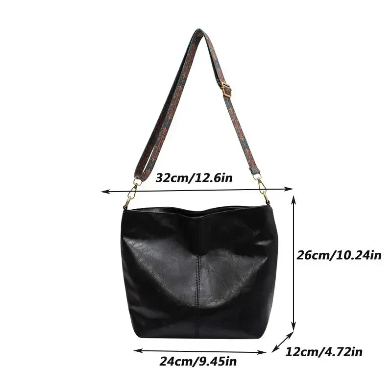 Vintage Solid Sling Bag 