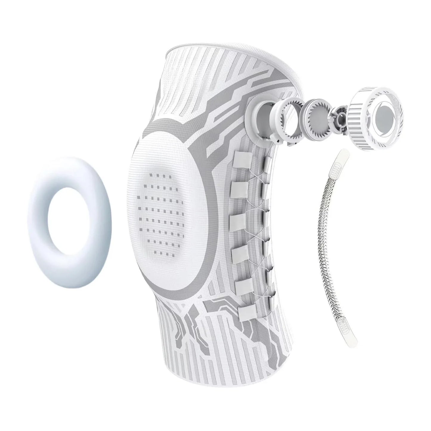 Sweat Wicking Joint Recovery Adjustable Knob Leg Guard Knee Brace Meniscus