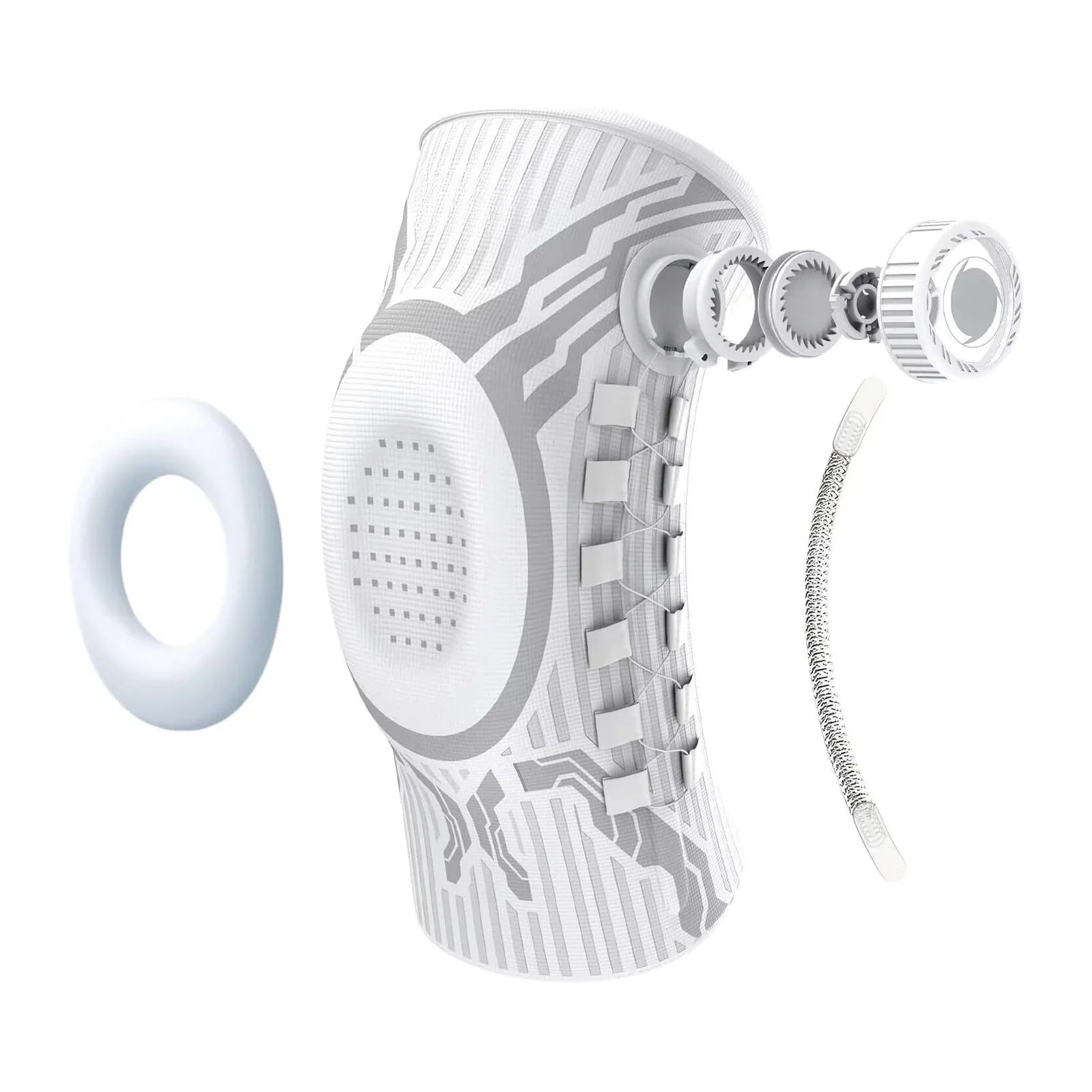 Sweat Wicking Joint Recovery Adjustable Knob Leg Guard Knee Brace Meniscus