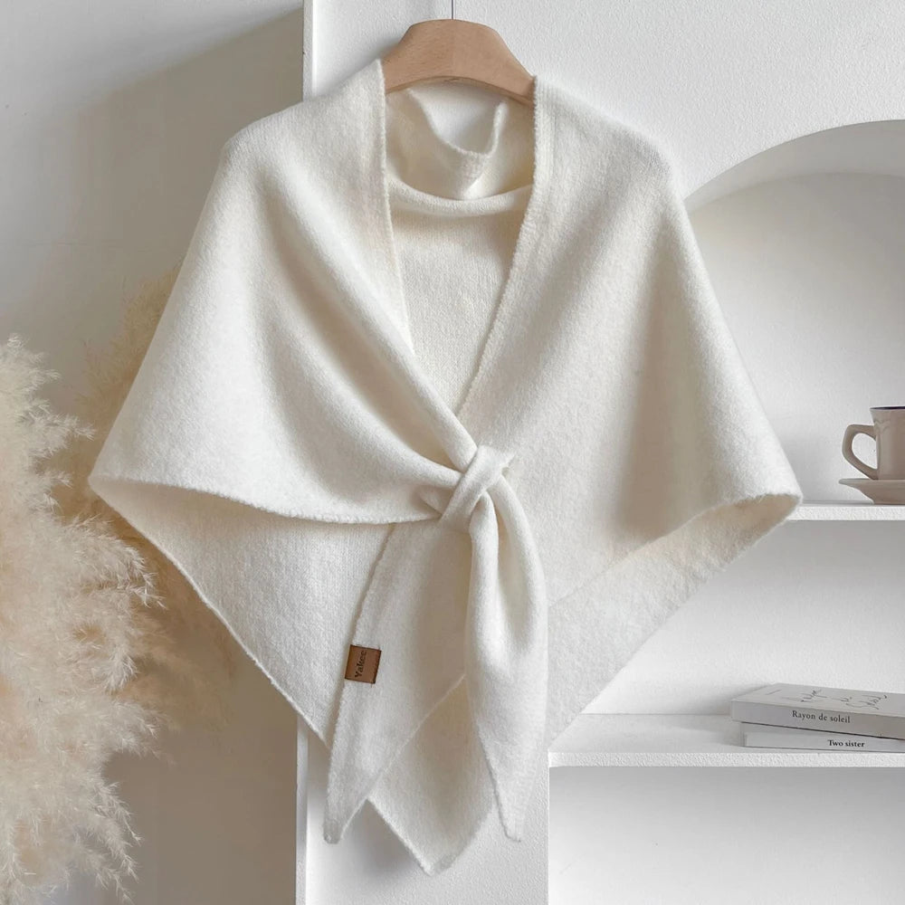 Plain Triangle Shawl Comfortable
