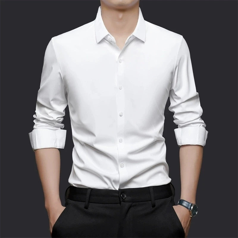 Premium Wrinkle-Resistant Slim-Fit Shirt