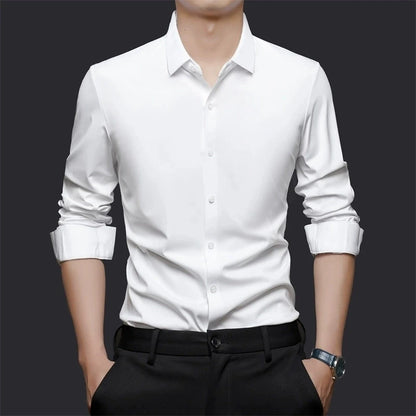 Premium Wrinkle-Resistant Slim-Fit Shirt