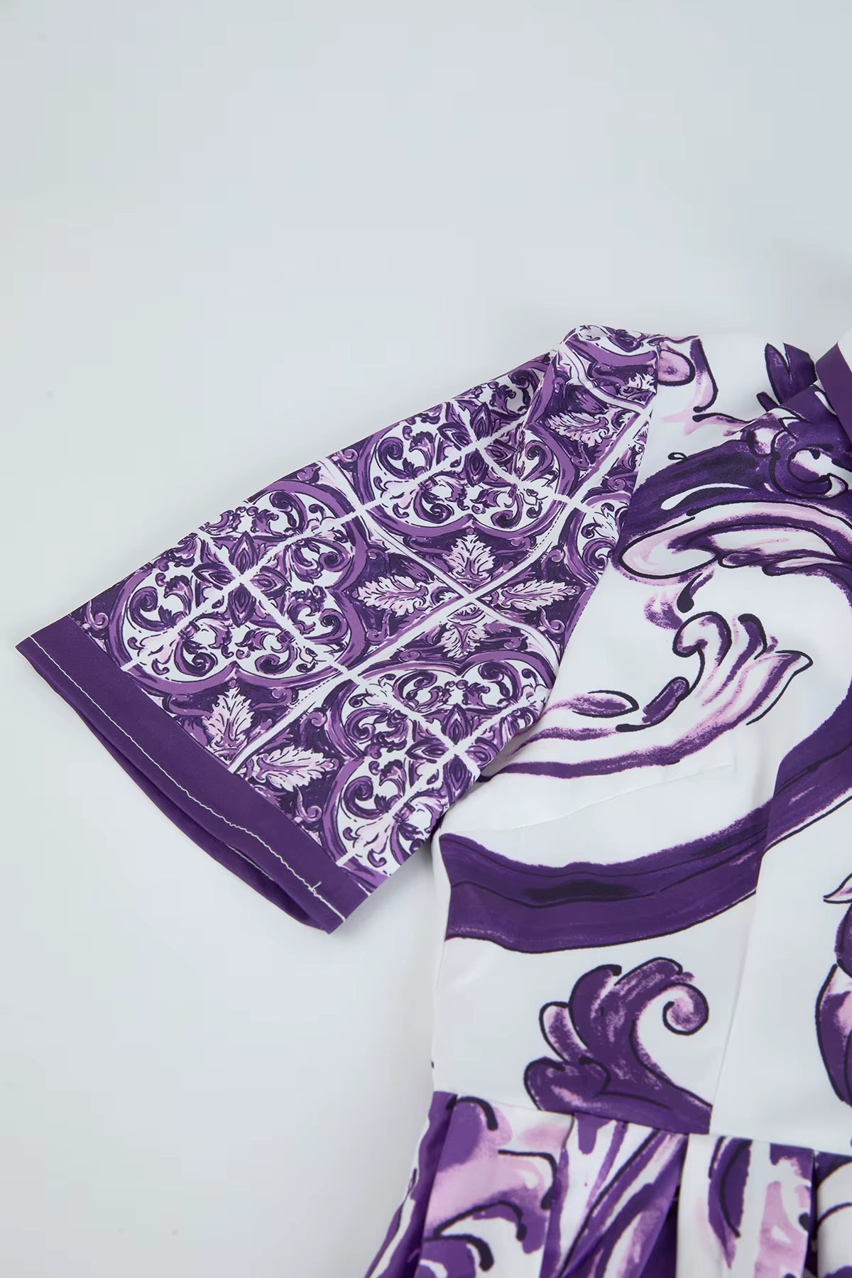 Paisley Print Shirt Dresses Women'S Turn down